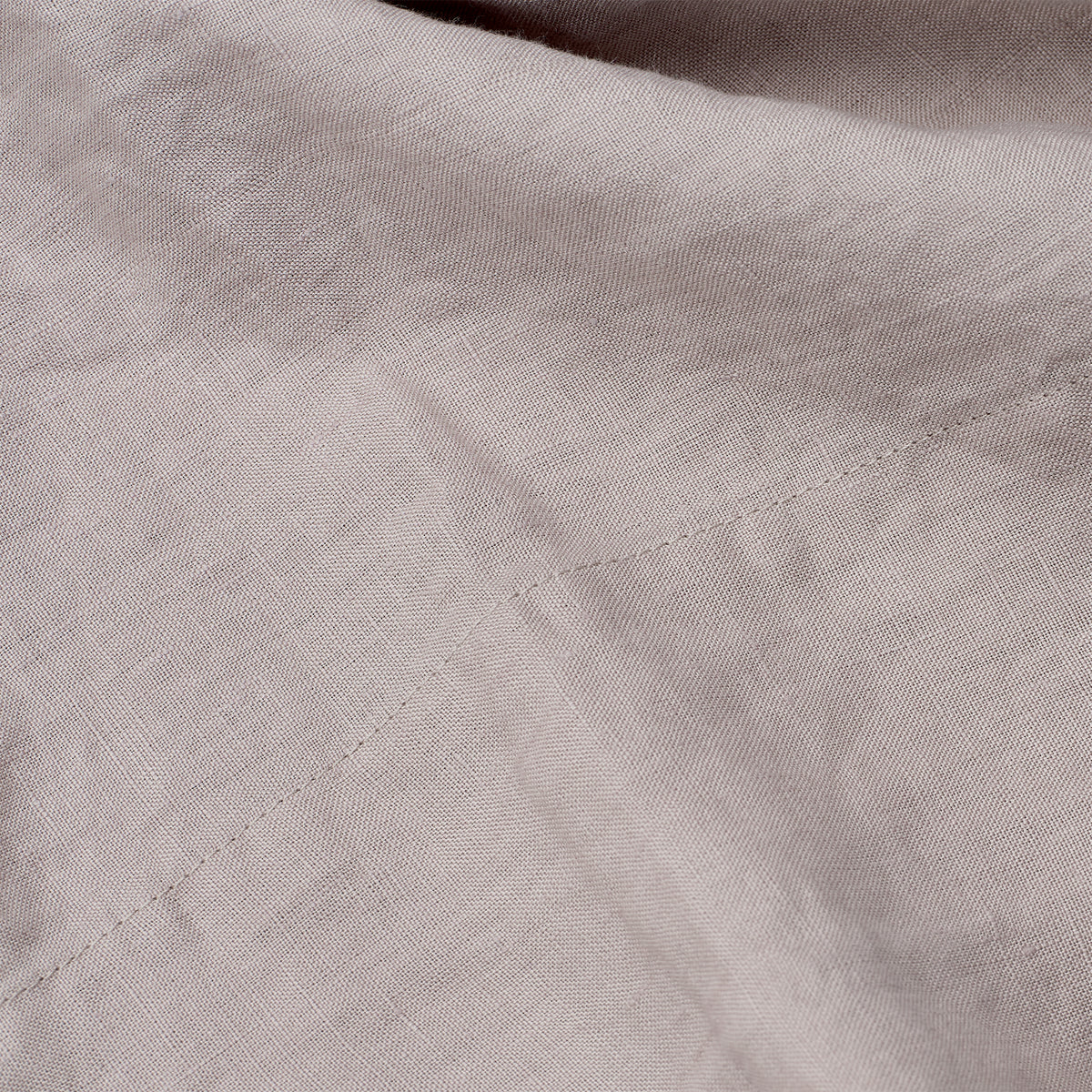 Close-up of the 190gsm European flax linen in Mesa