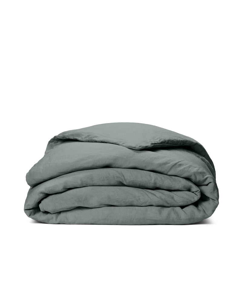 Duvet Cover in Woods — 190gsm European flax linen