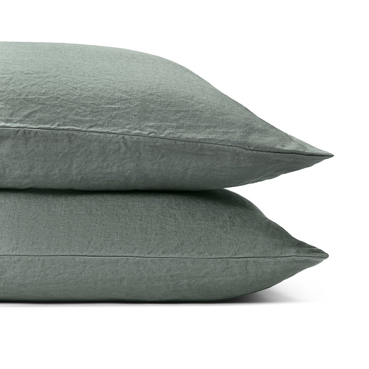 Pillowcase Set in Woods — 190gsm European flax linen