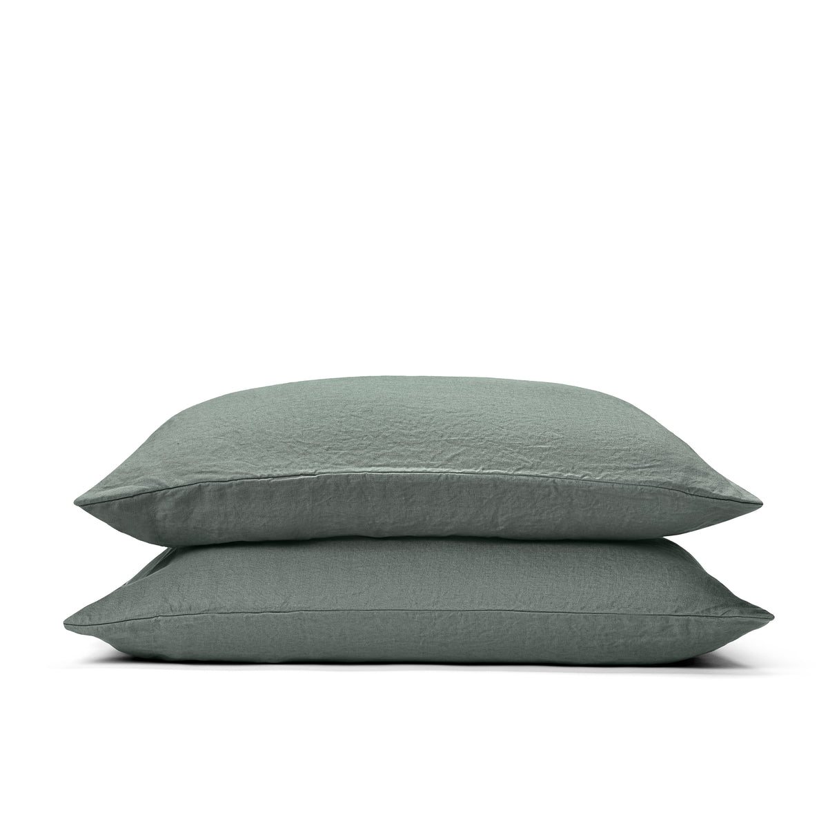 Pillowcase Set in Woods — 190gsm European flax linen