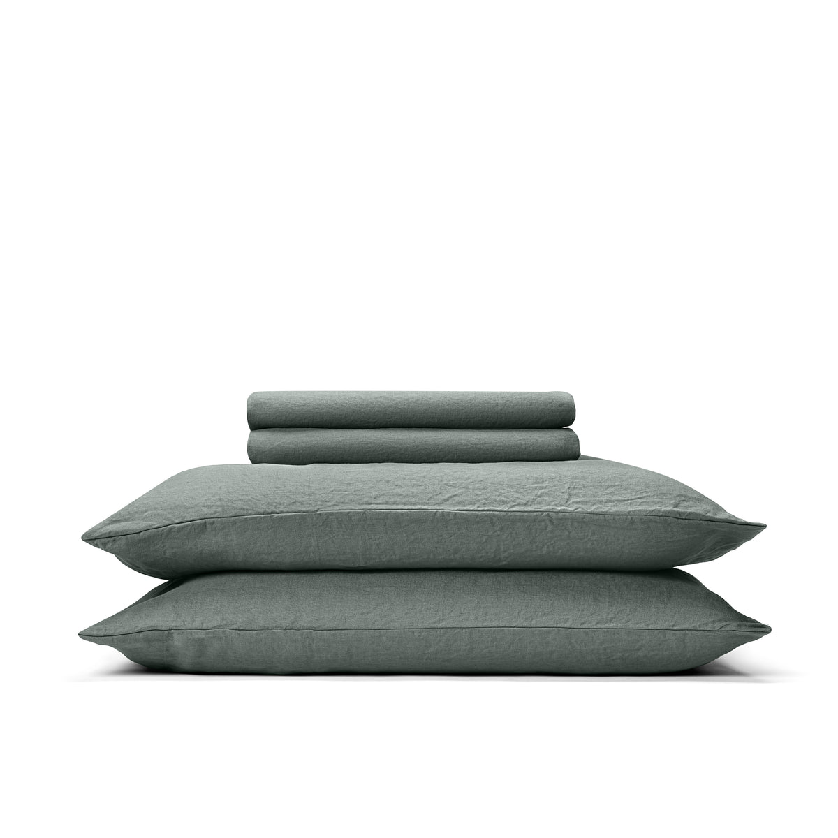 Sheet Set in Woods — 190gsm European flax linen